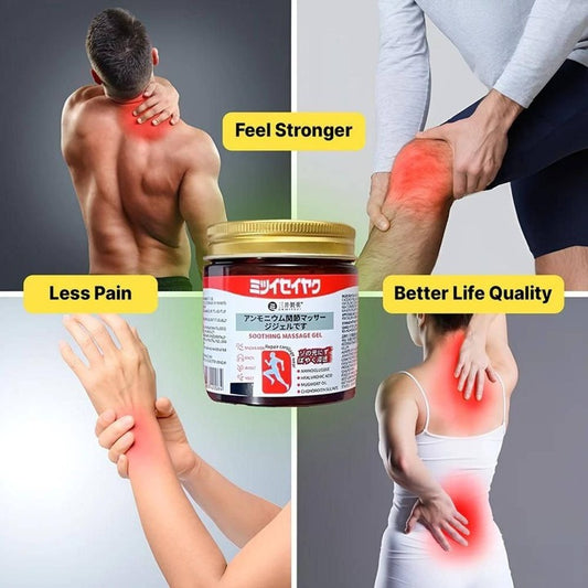 Japanese Pain Relief Gel – Fast Soothing Massage Gel for Knee, Joint & Muscle Pain (Cooling Relief)