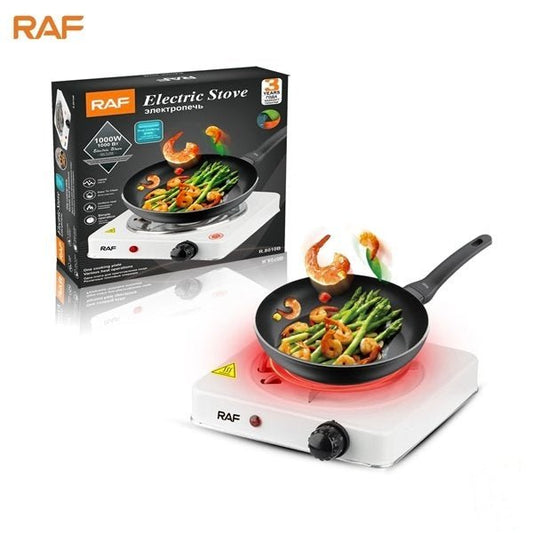 RAF 1000W Electric Stove R.8010B | Single Plate Portable Hot Plate